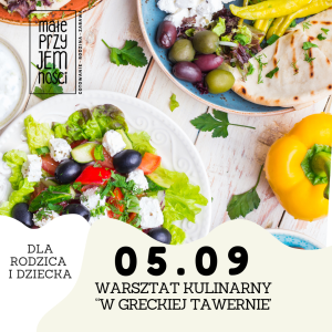 W greckiej tawernie. Dla rodzica z dzieckiem